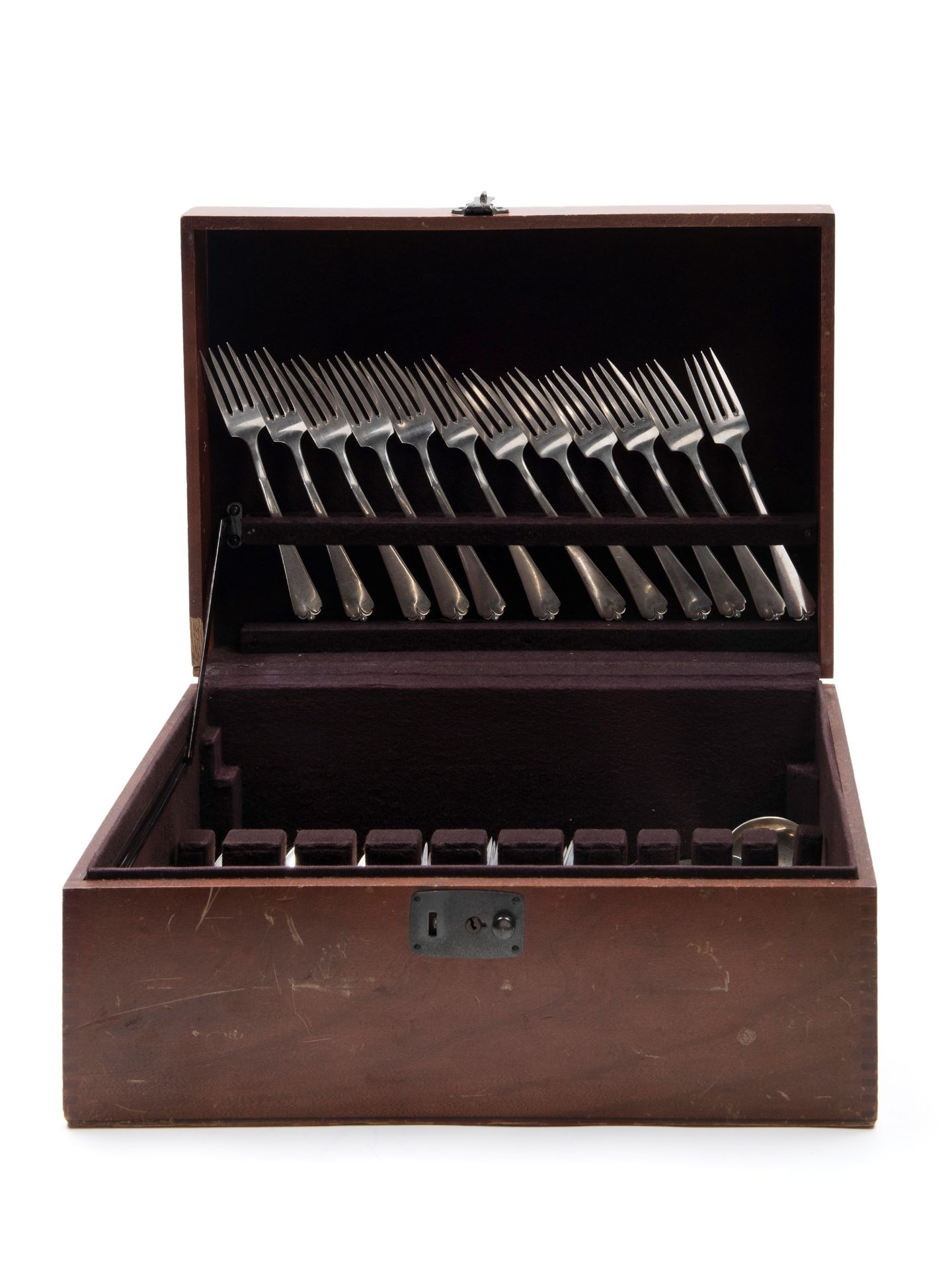 Cartier  â€œLOTUSâ€ FLATWARE SET, Early 20th century - Bild 2 aus 4