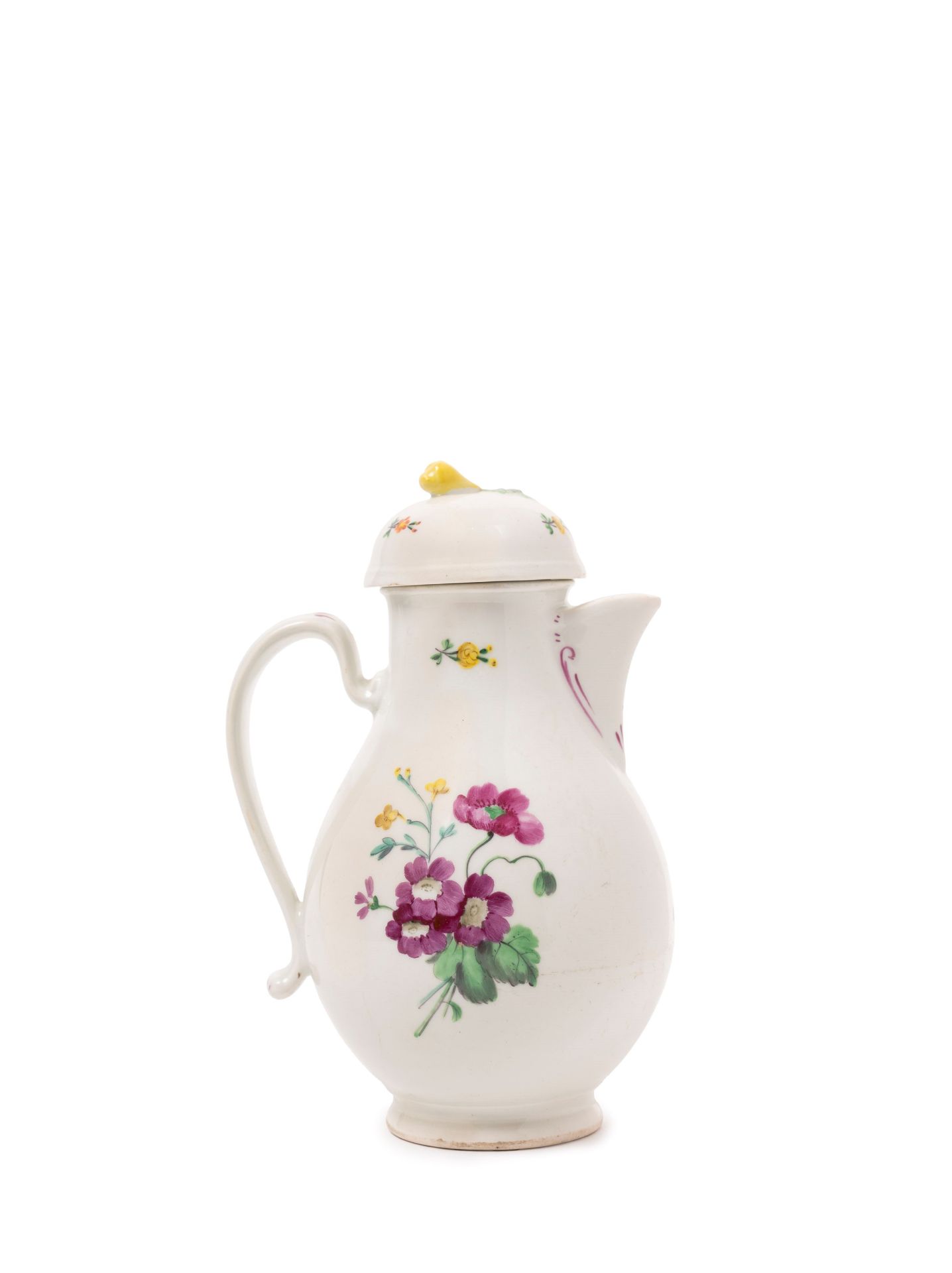 A PORCELAIN COFFEE POT, 18th / 19th century - Bild 2 aus 3