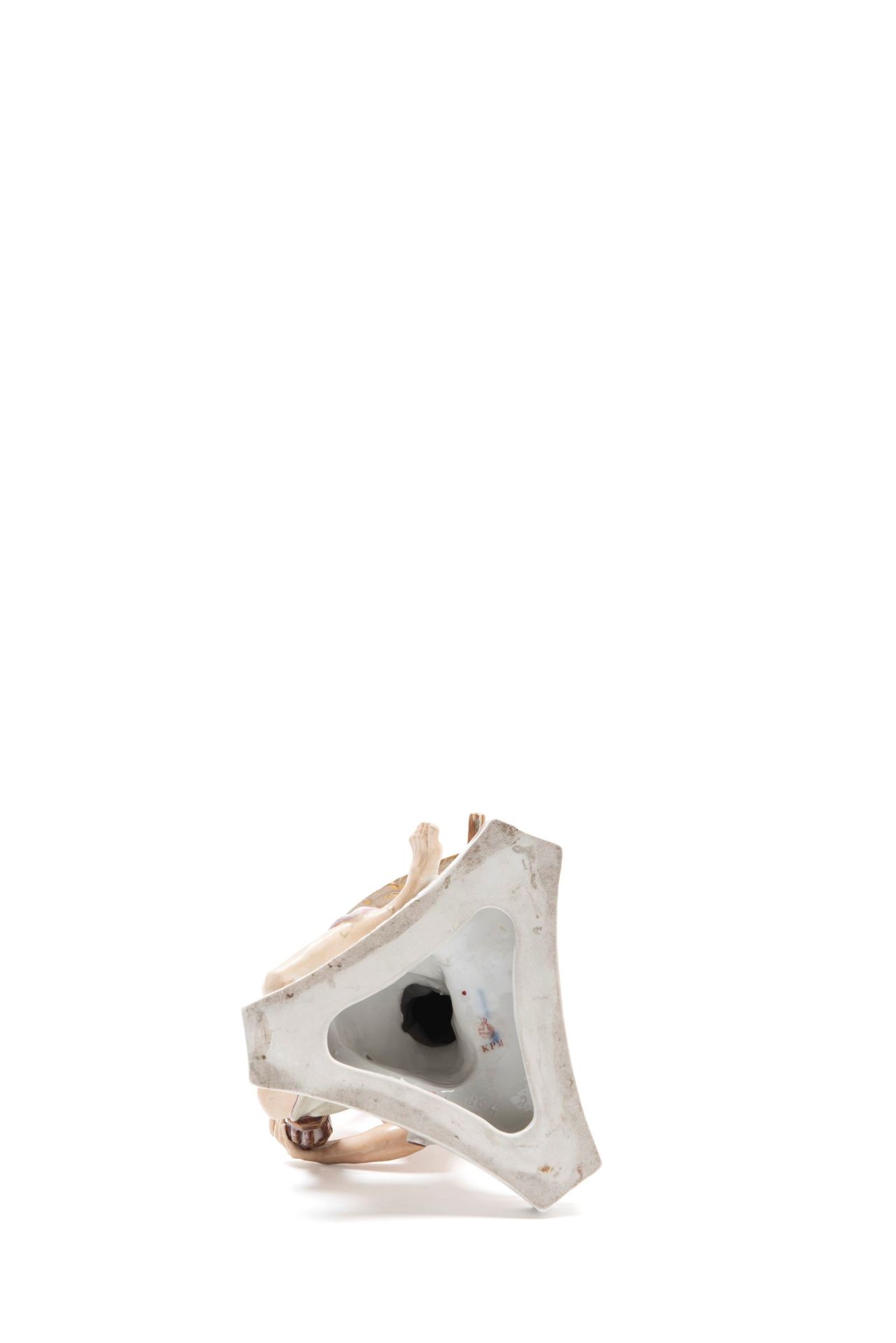 PORCELAIN SCULPTURE DEPICTING TIME AND ETERNITY, KPM Manufacture, 20th century - Bild 6 aus 6