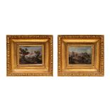 PAIR OF LANDSCAPES, Roman School, late 17th / early 18th century