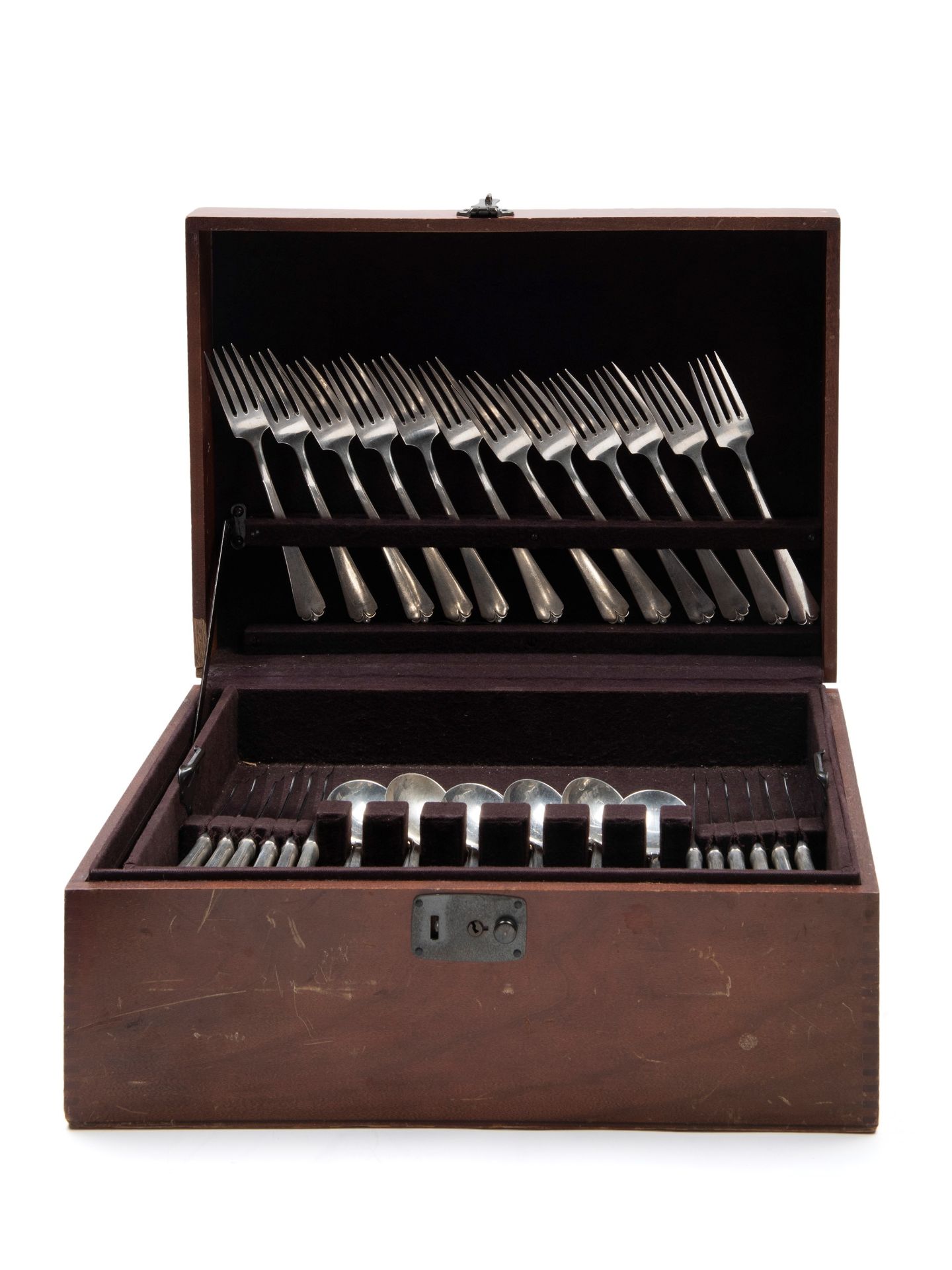 Cartier  â€œLOTUSâ€ FLATWARE SET, Early 20th century