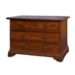 INLAID WRITING DESK IN VARIOUS WOODS, Central Italy, 17th century