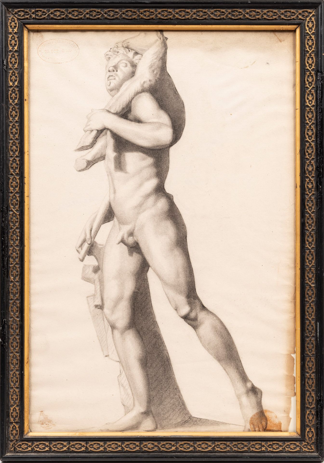 CHARCOAL ON PAPER, 18th / 19th century