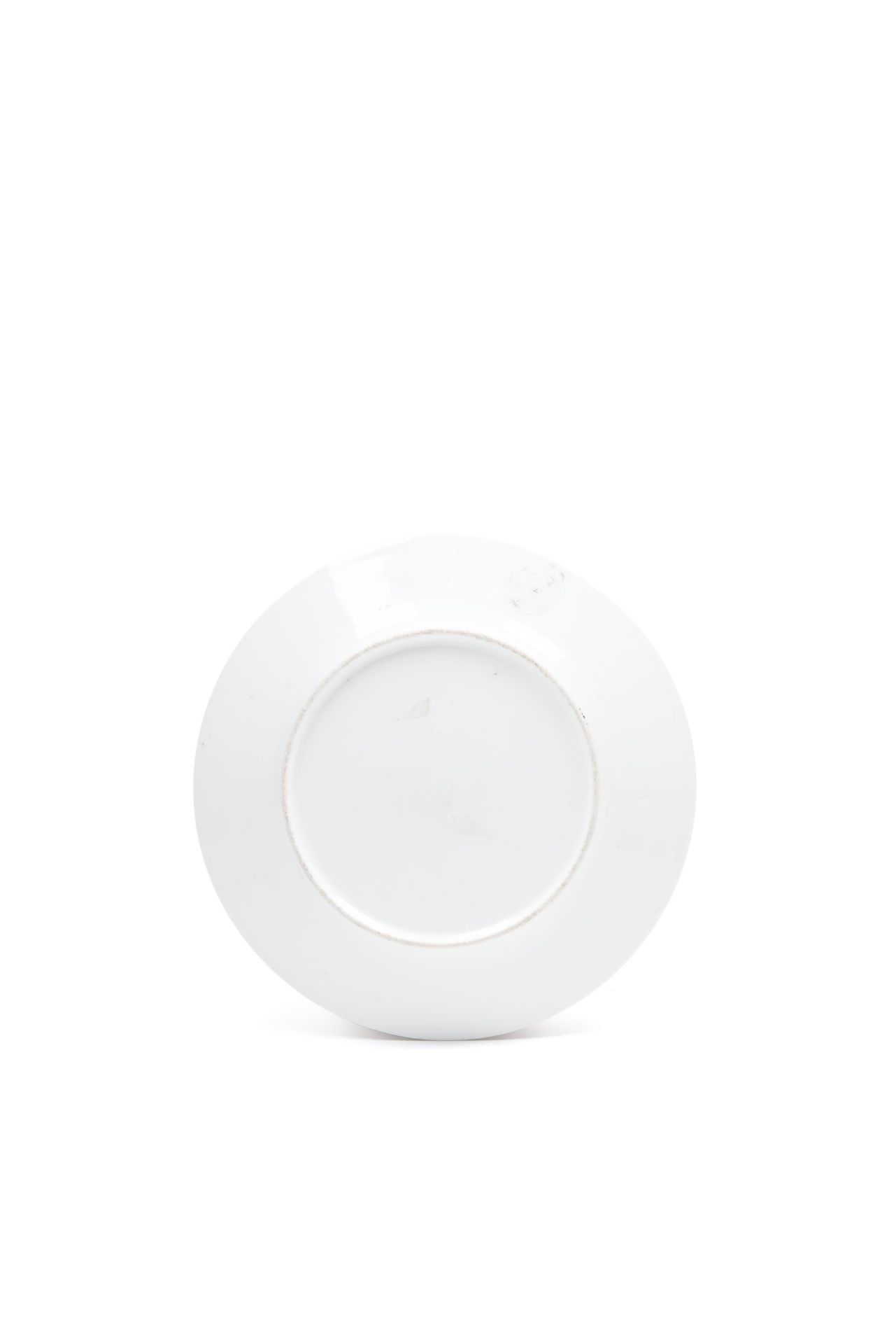 POLYCHROME PORCELAIN PLATE, Early 20th century - Bild 2 aus 2