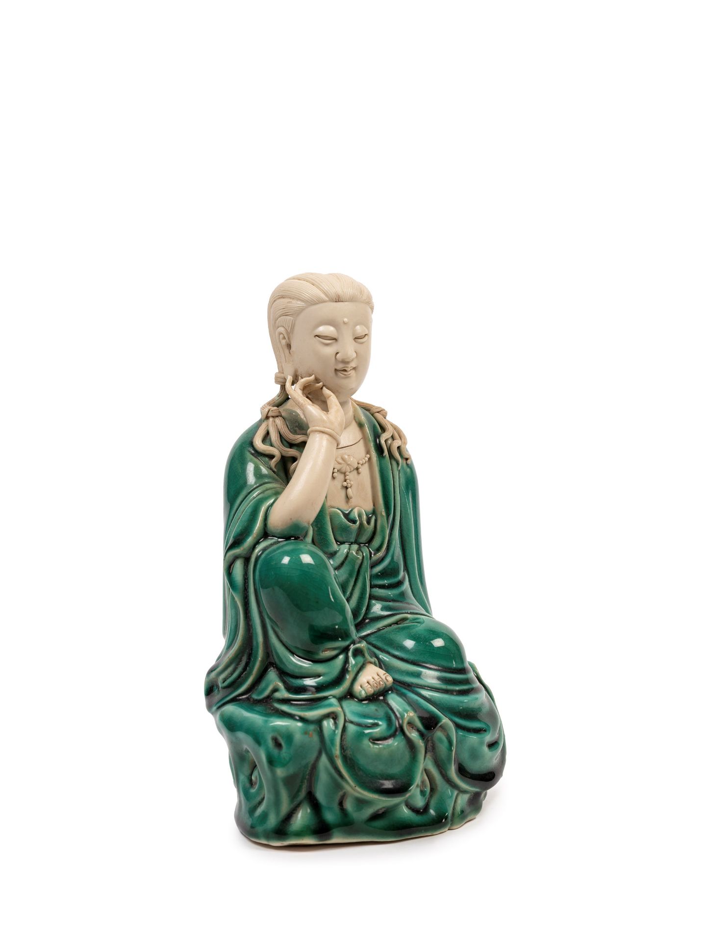 A PORCELAIN GUANYIN , China, 20th century - Bild 4 aus 7