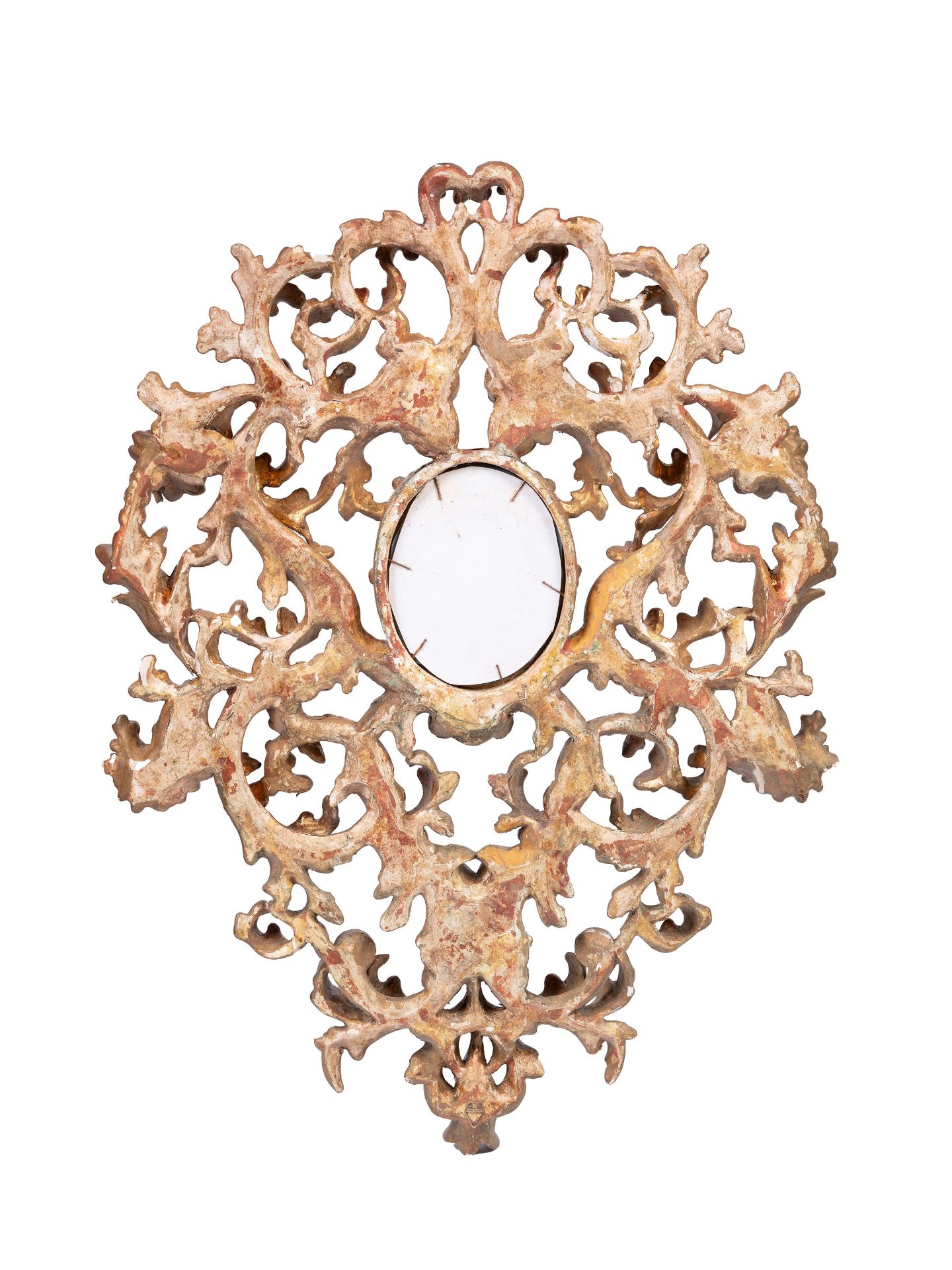 A CARVED AND GILT WOODEN FRAME, Tuscany, 19th century - Bild 2 aus 2