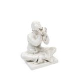 A WHITE PORCELAIN FIGURE, Maissen, 20th century
