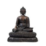 A LARGE BRONZE SCULPTURE, Nepal, 19th / 20th century