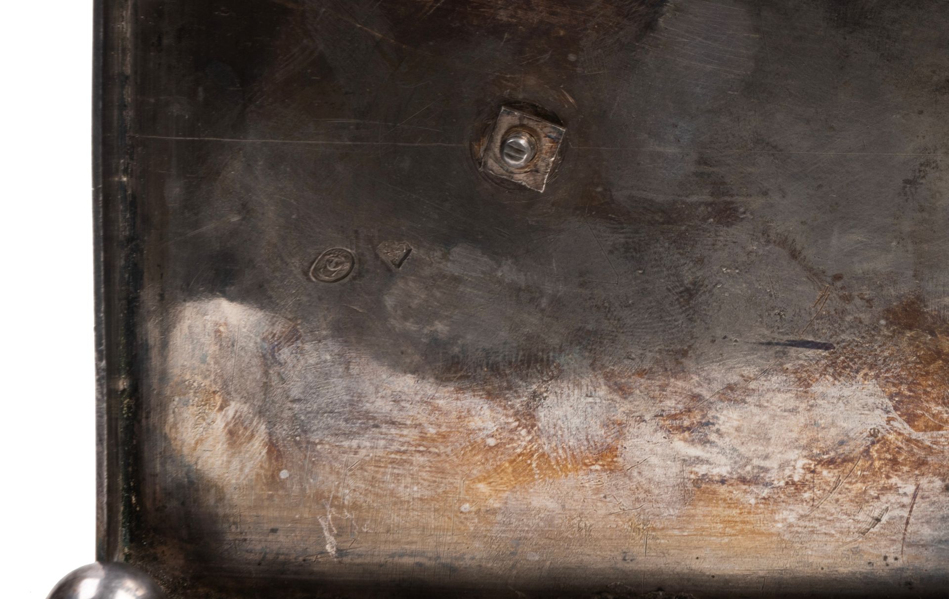 SILVER CRUET SET WITH CRYSTAL BOTTLES, France, 19th century - Bild 3 aus 3