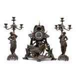 ORIENTALIST TRIPTYCH, 19th century