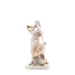 PORCELAIN SCULPTURE DEPICTING TIME AND ETERNITY, KPM Manufacture, 20th century