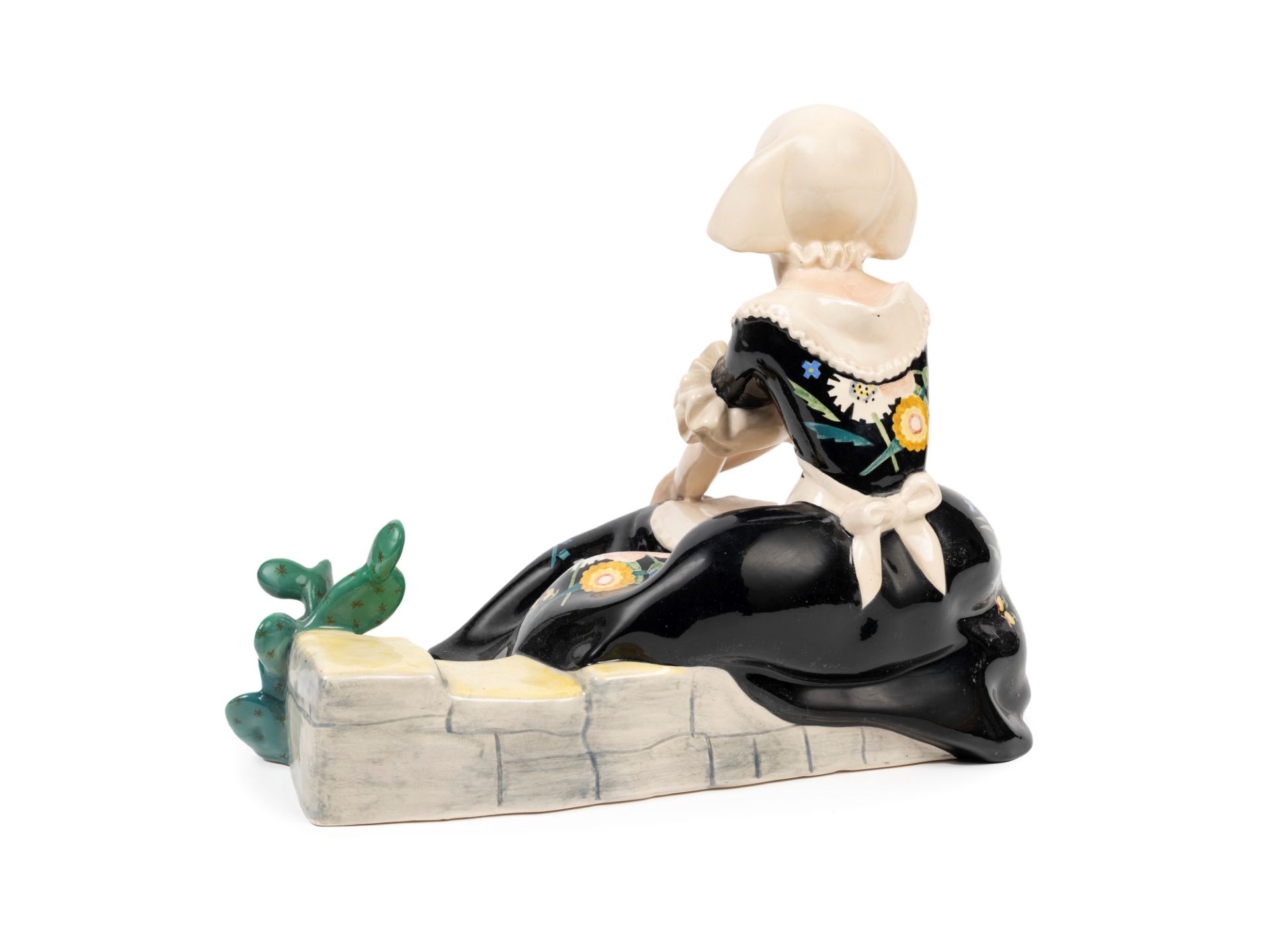 Polychrome Earthenware Sculpture Depicting Nostalgia, Turin, 20th century - Bild 2 aus 3