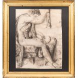 CHARCOAL ON PAPER, 18th / 19th century