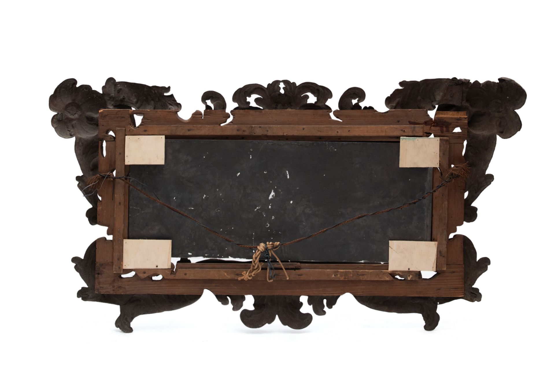 BAROQUE OVERDOOR MIRROR IN GILDED IRON, 17th century - Bild 2 aus 2