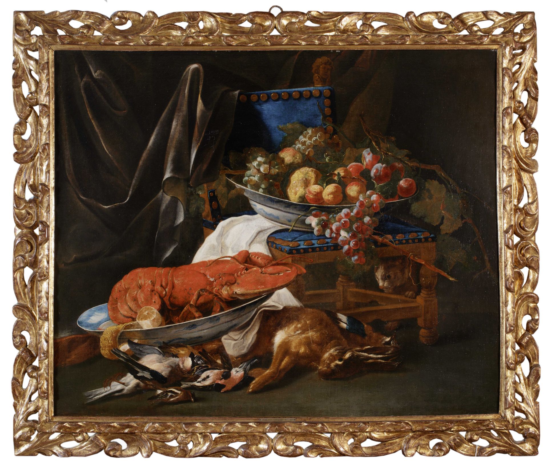 PAIR OF STILL LIFES WITH FRUIT AND ANIMALS, 17th century - Bild 2 aus 12