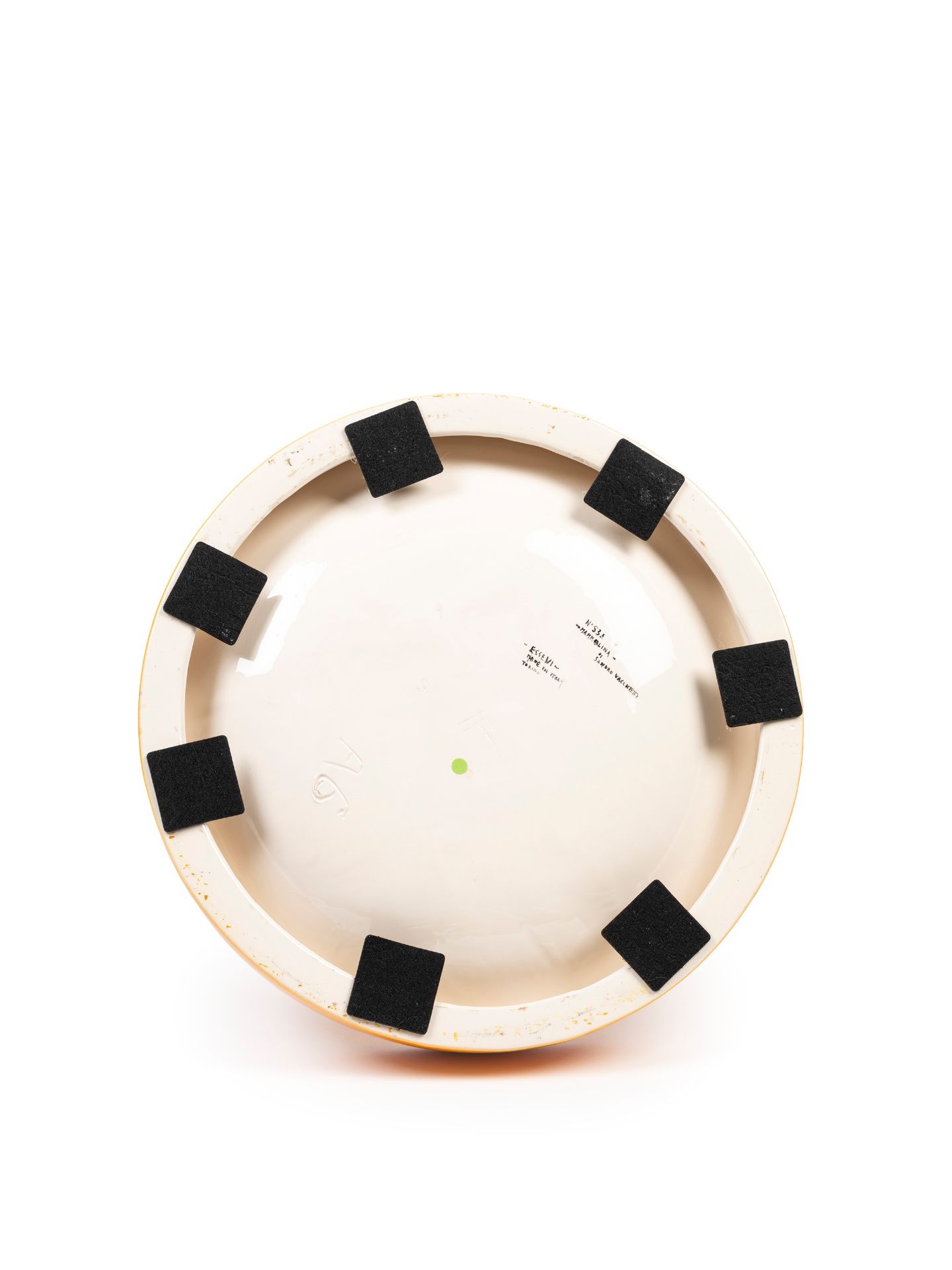 POLYCHROME EARTHENWARE SCULPTURE DEPICTING LITTLE VIOLET GIRL (â€œMAMMOLINAâ€), Turin, c. 1930 - Bild 3 aus 3