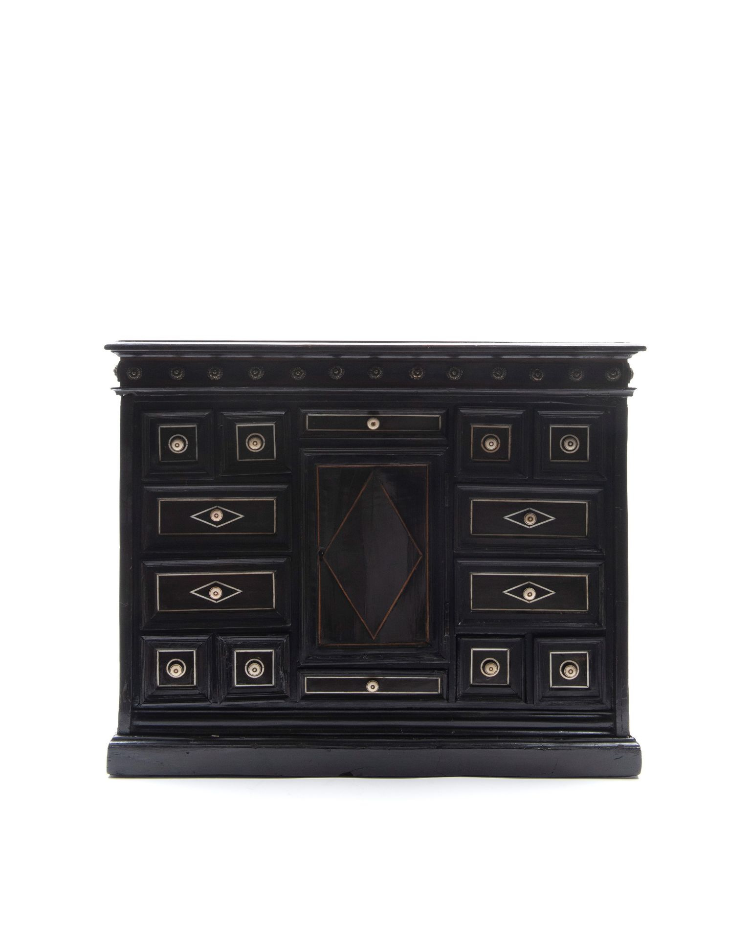 SMALL COIN CABINET, 17th century