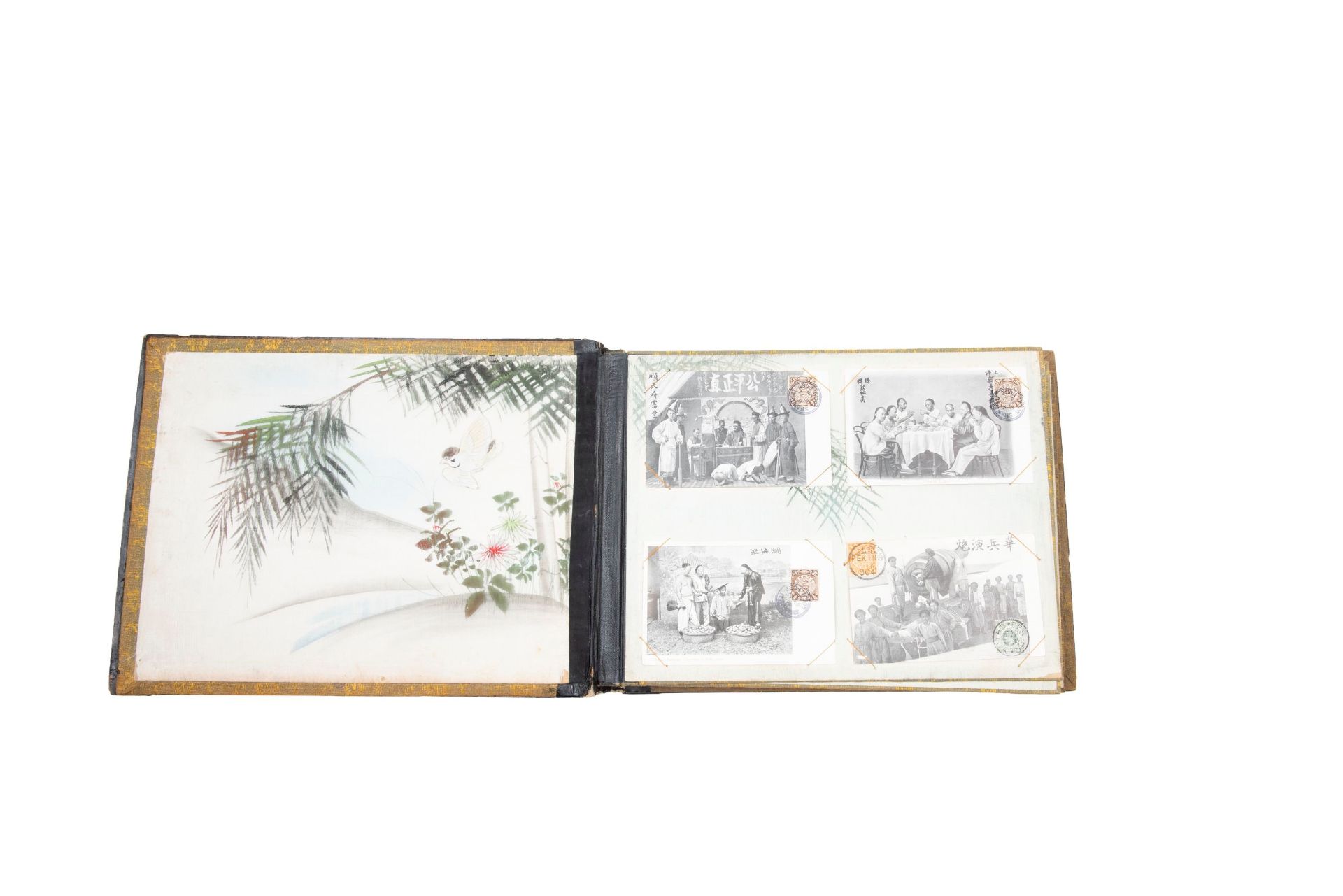 PHOTO ALBUM WITH POSTCARDS, Japan, early 20th century - Bild 2 aus 4