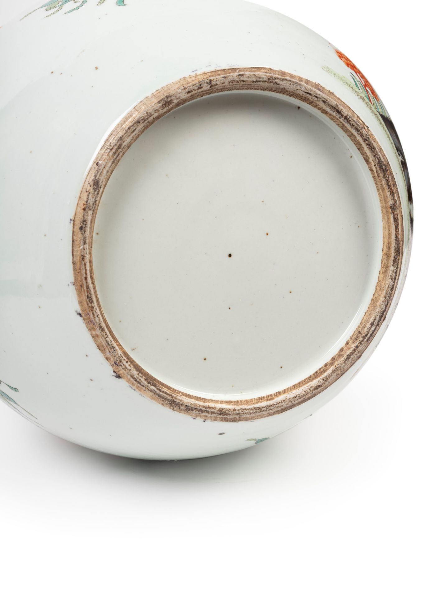 A FAMILLE ROSE PORCELAIN VASE, China, 20th century - Bild 3 aus 3