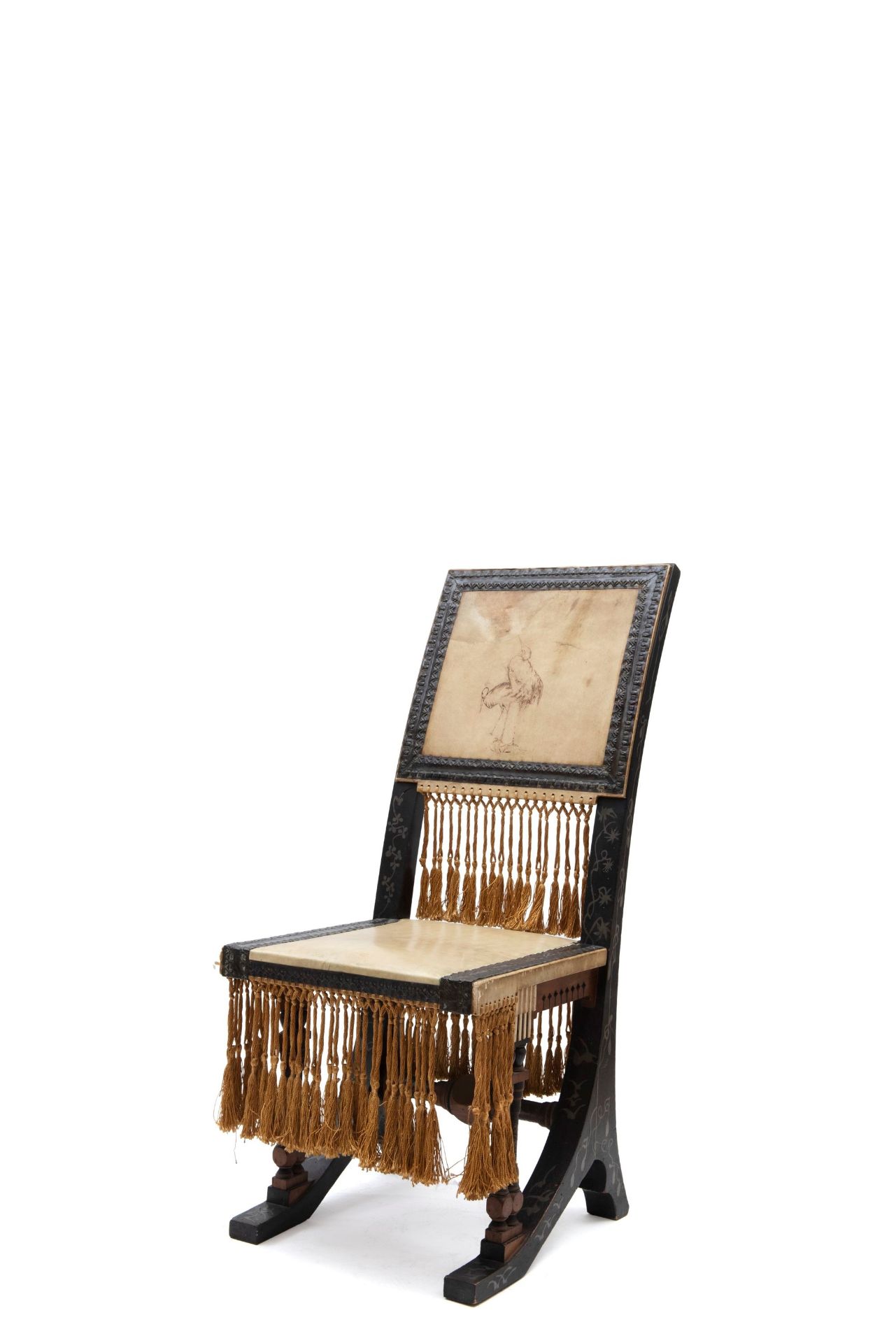 Carlo Bugatti (1856 - 1940) SIDE CHAIR, Around 1900