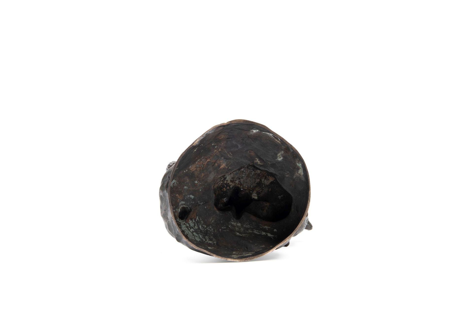 A BRONZE SCULPTURE, Early 20th century - Bild 3 aus 3