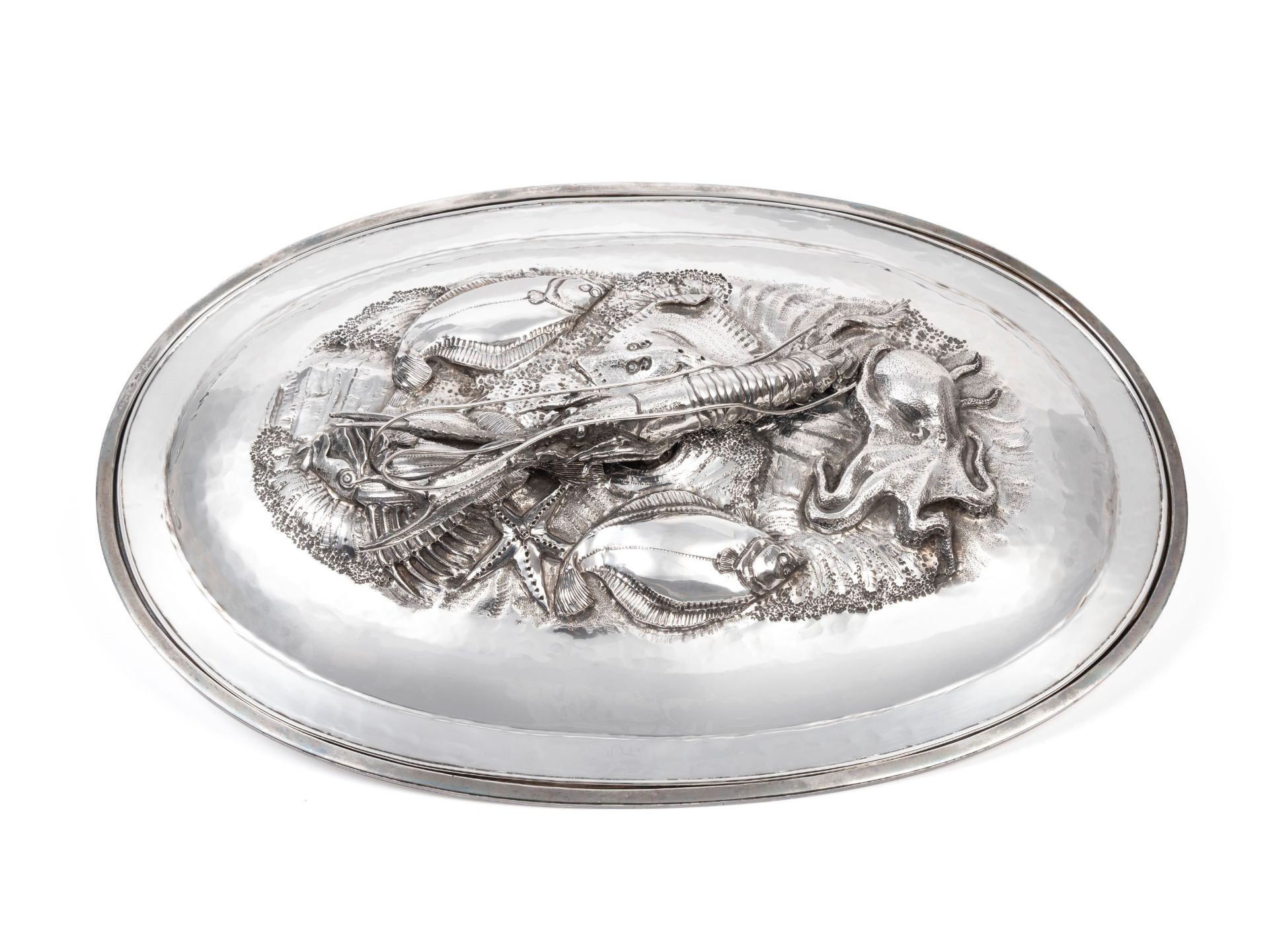 SILVER CENTERPIECE, Florence, 20th century