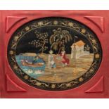 AN EMBROIDERED SILK, China, Qing dynasty, late 19th century