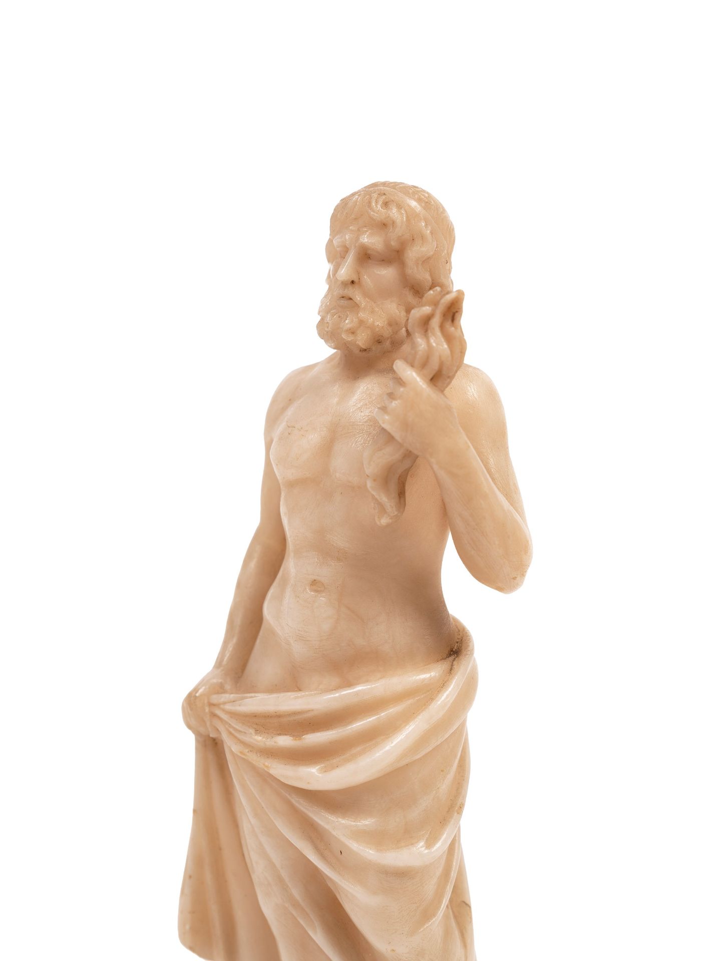 ALABASTER SCULPTURE DEPICTING JUPITER, Grand Tour, late 18th century - Bild 3 aus 4