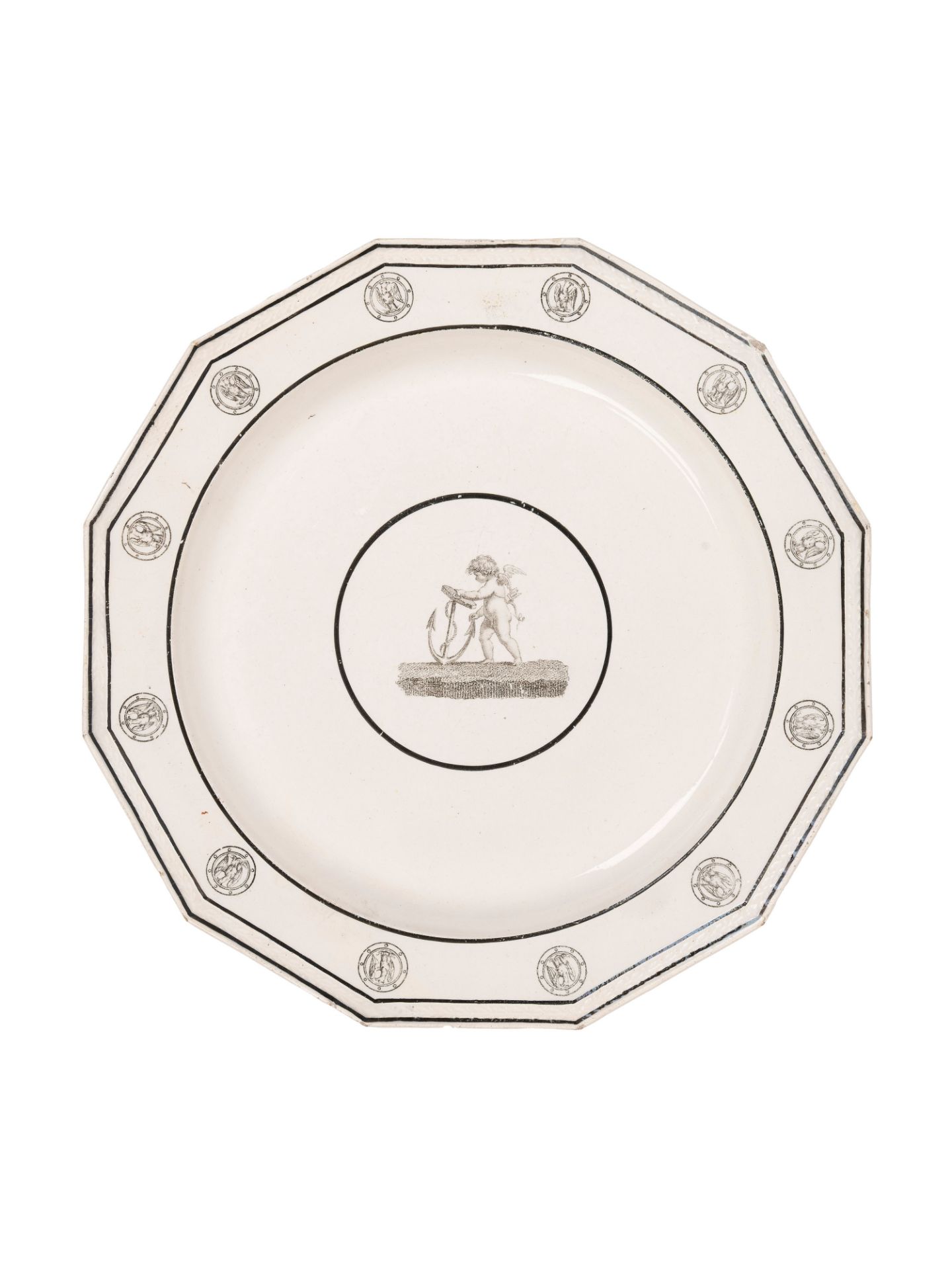 SIXTEEN CREIL THÃ‰ODORE PLATES, France, early 20th century - Bild 9 aus 18