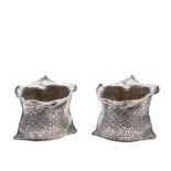Mario Buccellati  TWO SILVER POUCHES, 20th century
