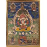 A PAINTED THANGKA, Tibet, 19th / 20th century