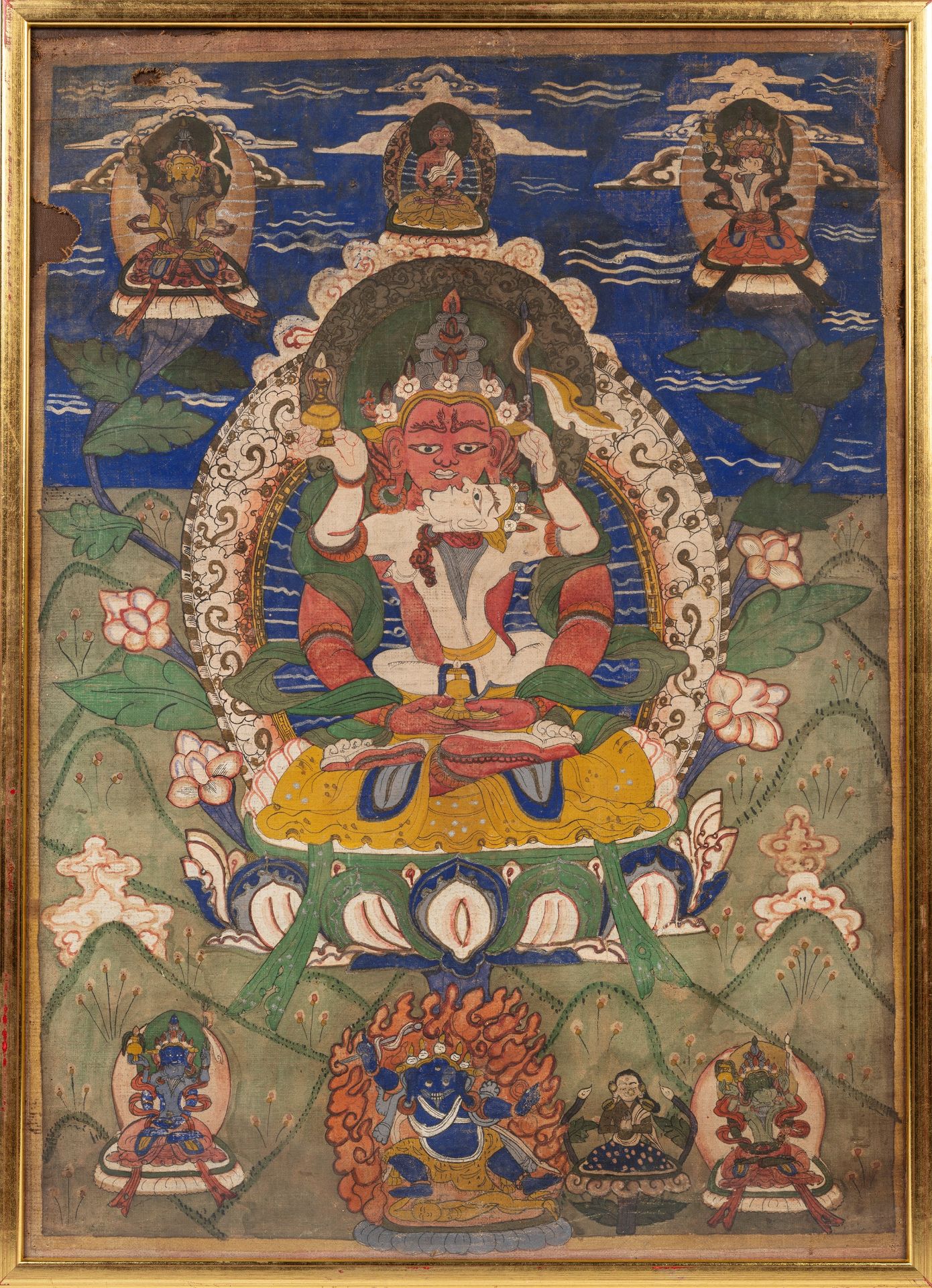 A PAINTED THANGKA, Tibet, 19th / 20th century