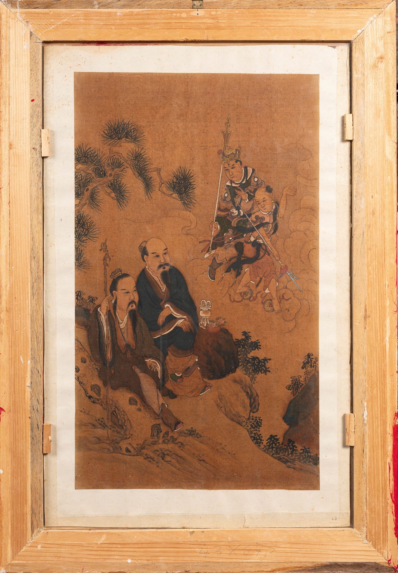 PAINTING ON PAPER, China, 20th century - Bild 2 aus 2