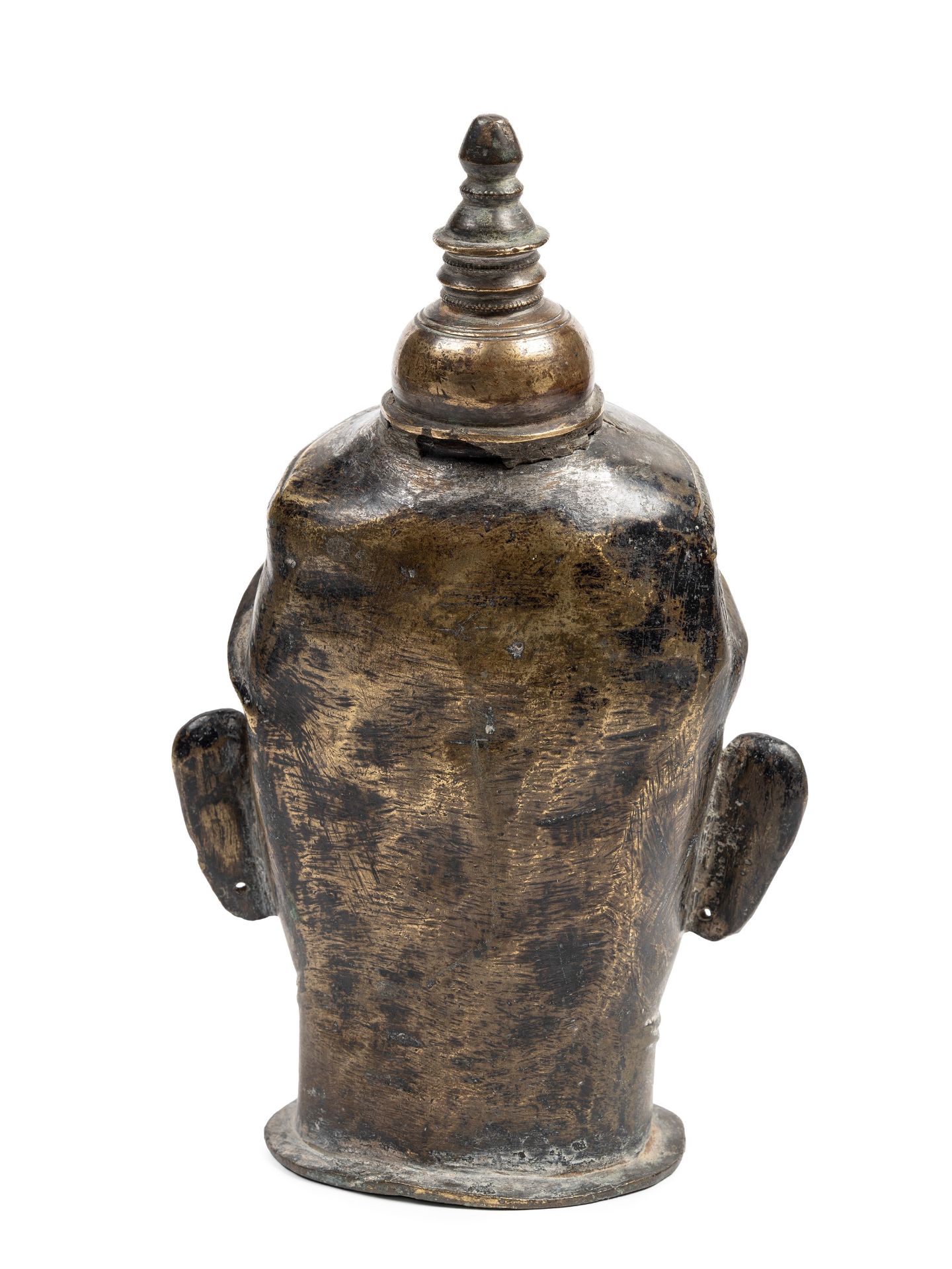 BRONZE SCULPTURE DEPICTING A MUKHALINGA, India, 19th century - Bild 2 aus 3