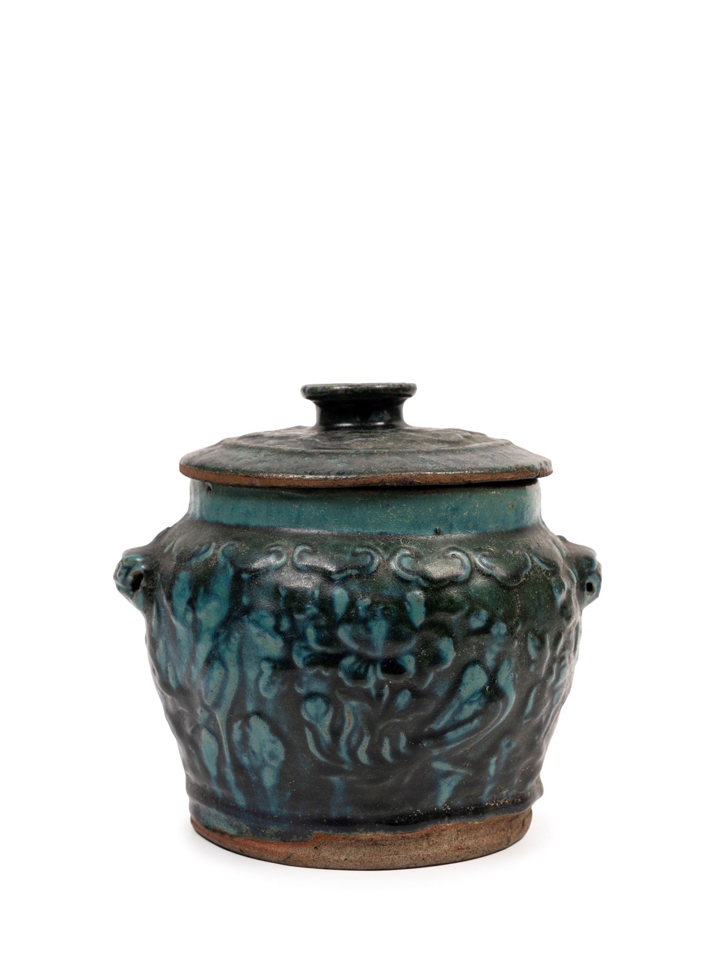 GLAZED CERAMIC VASE, China, 17th century