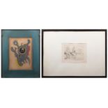 TWO ETCHINGS, 20th century