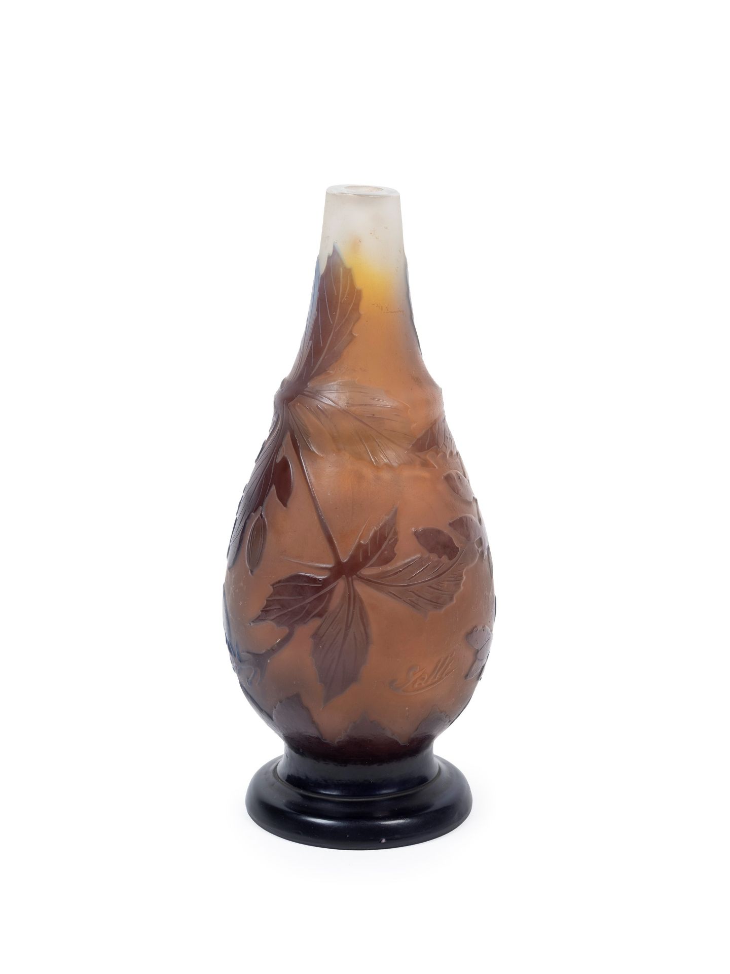 A GLASS VASE, Early 20th century - Bild 2 aus 3