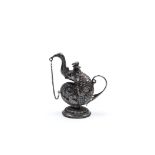 MUGHAL SILVER EWER, India, 19th century