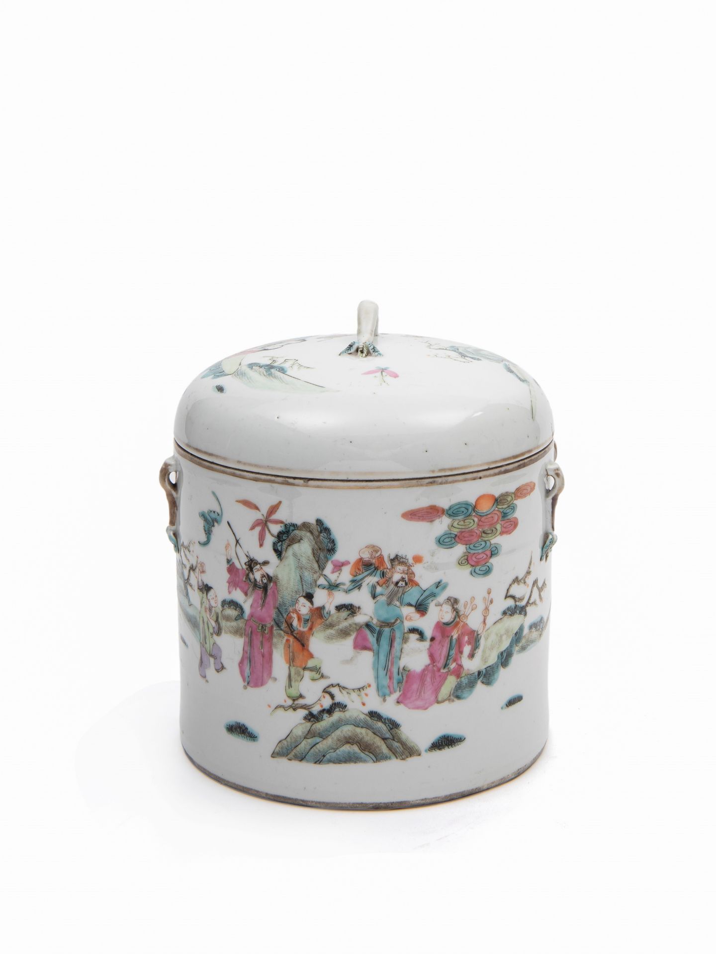 A FAMILLE ROSE PORCELAIN POTICHE, China, Qing dynasty, 19th century - Bild 2 aus 3
