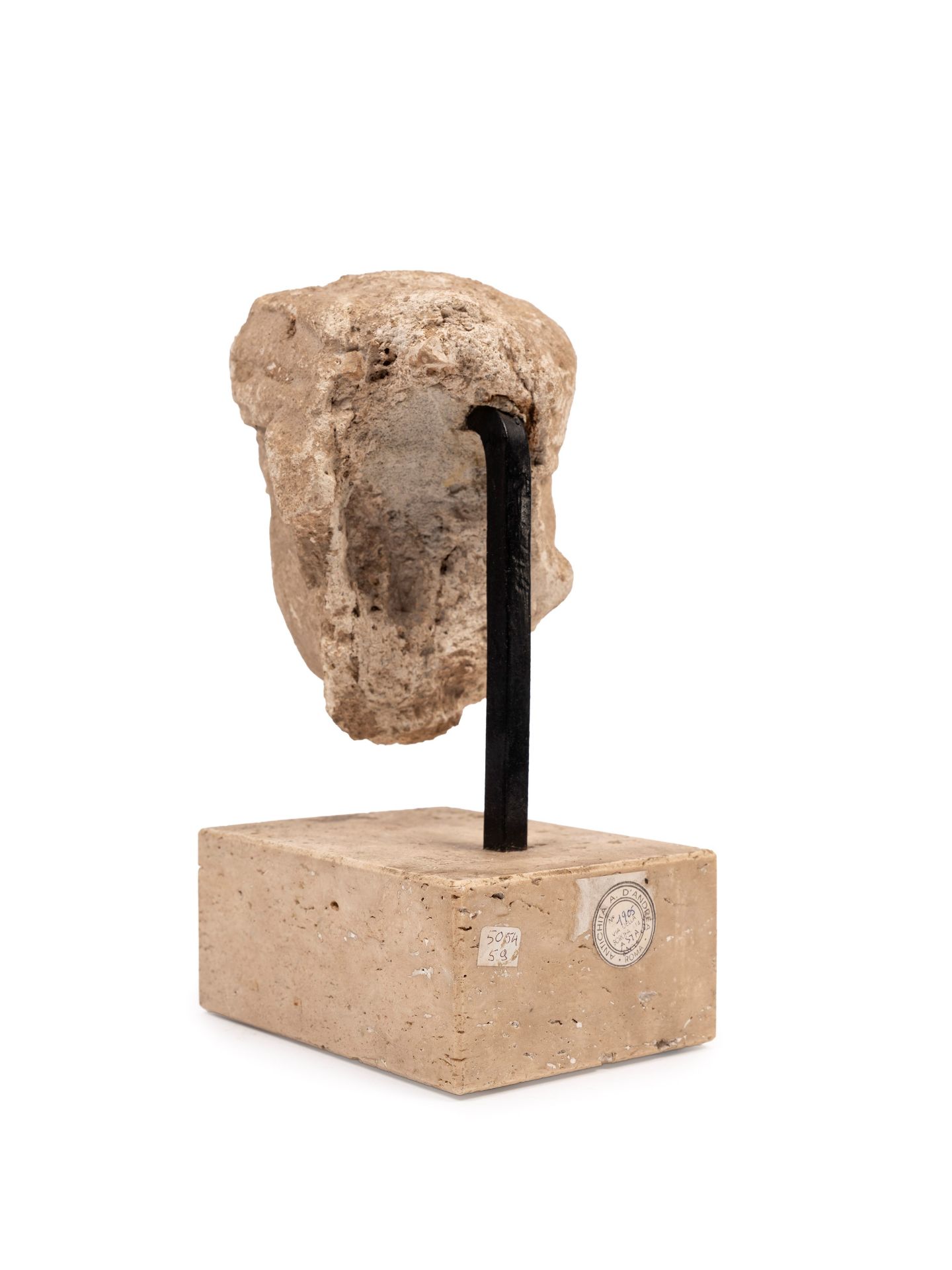 A GANDHARA HEAD IN STUCCO, - Bild 3 aus 3