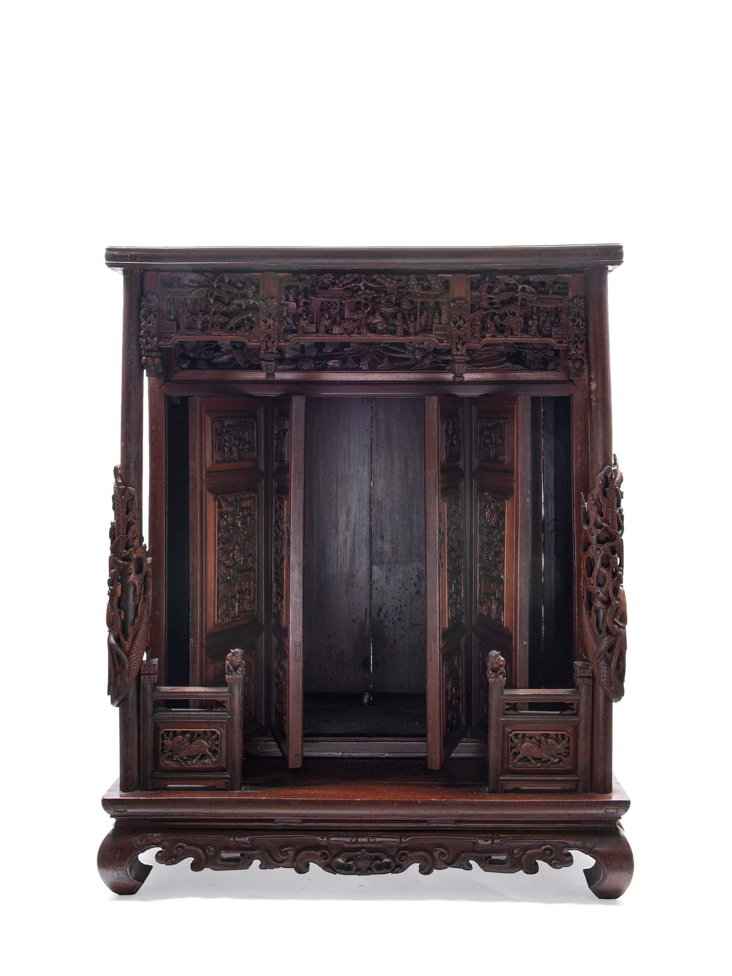 WOODEN TEMPLE, China, 19th century - Bild 2 aus 3