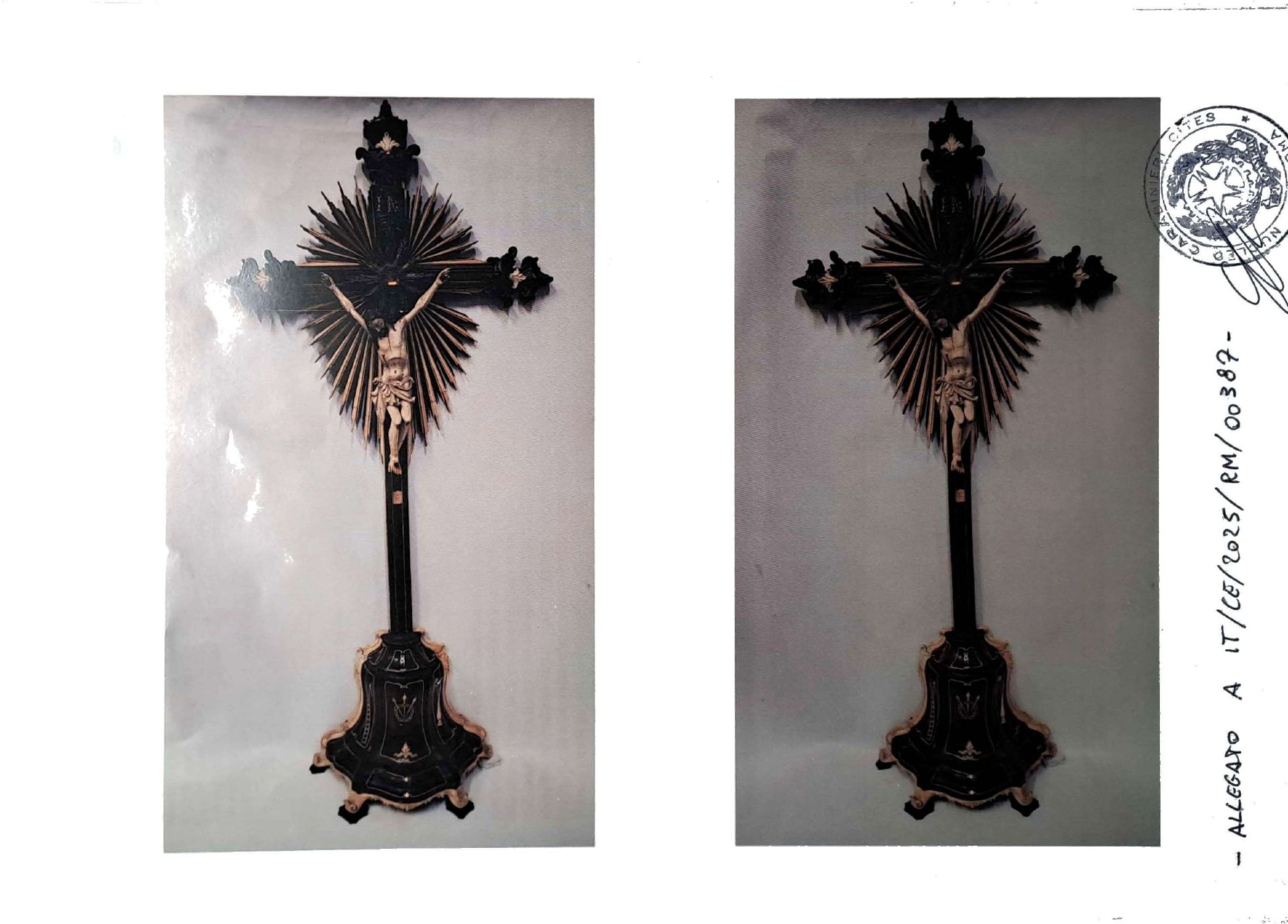 â˜¼CHRIST IN IVORY AND WOOD, Piedmontese manufacture, mid-18th century - Bild 4 aus 4