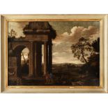 ARCHITECTURAL CAPRICE, Italian school, 18th century