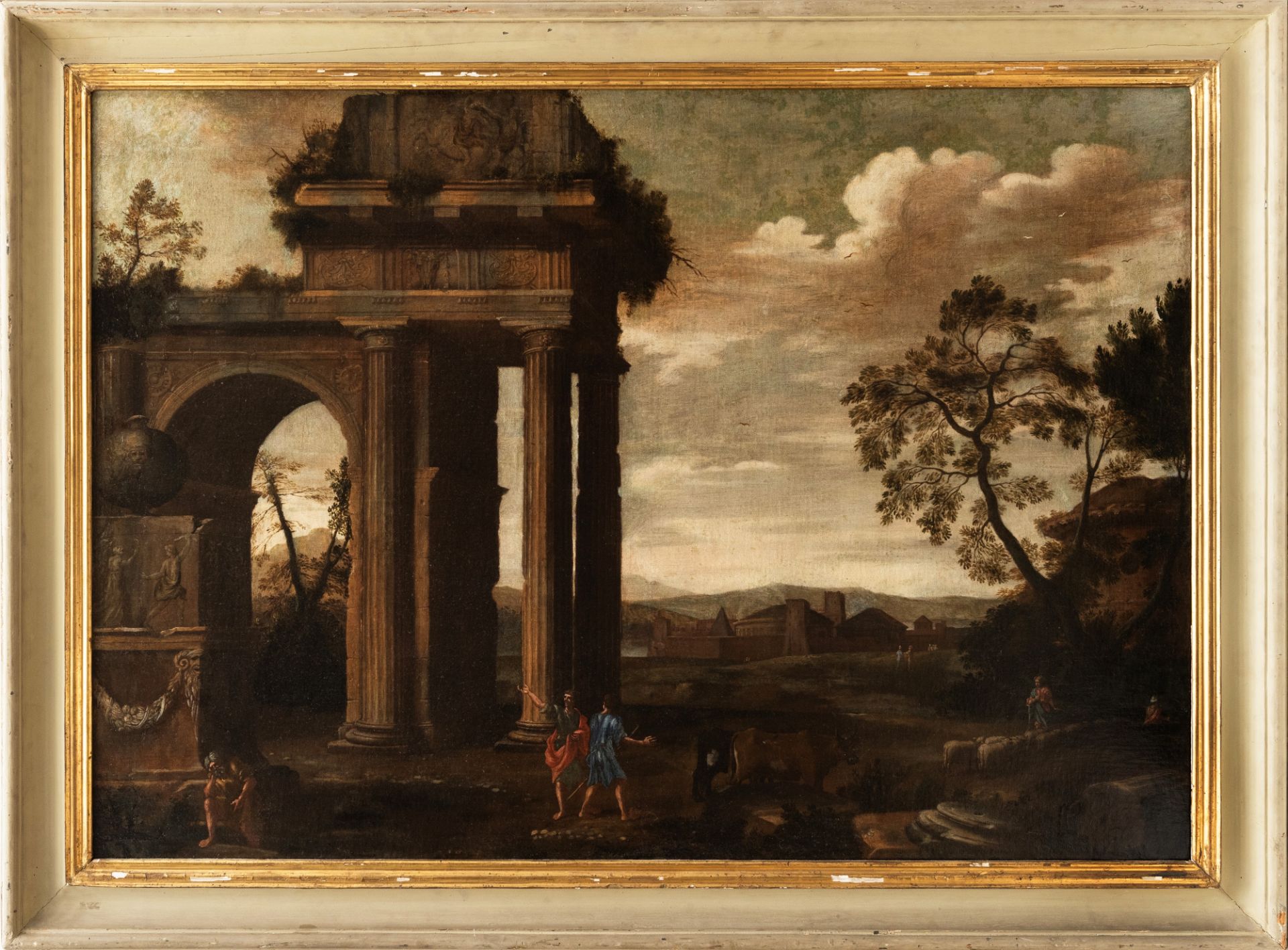 ARCHITECTURAL CAPRICE, Italian school, 18th century