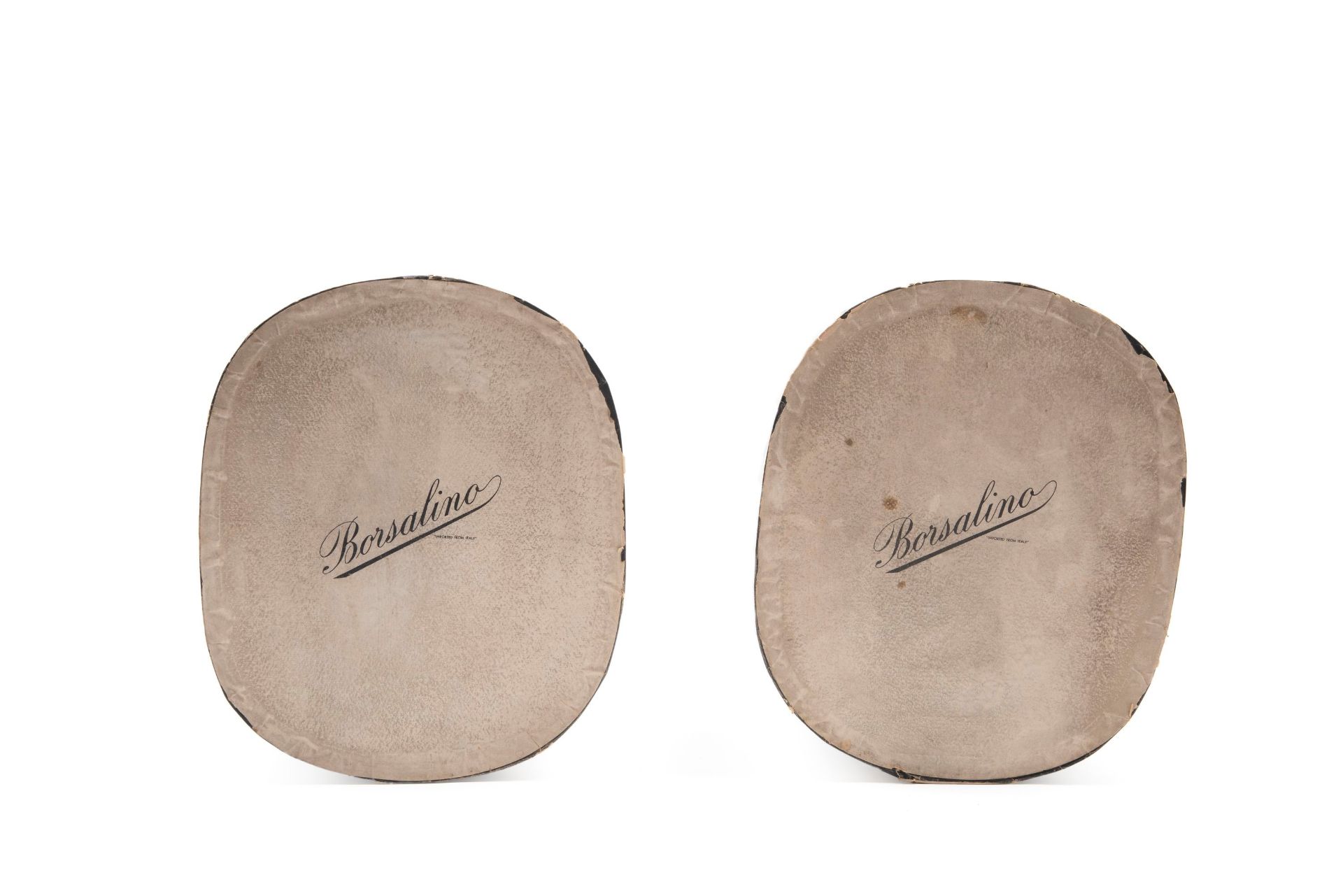 TWO BORSALINO CARDBOARD HAT BOXES, 20th century - Bild 3 aus 3