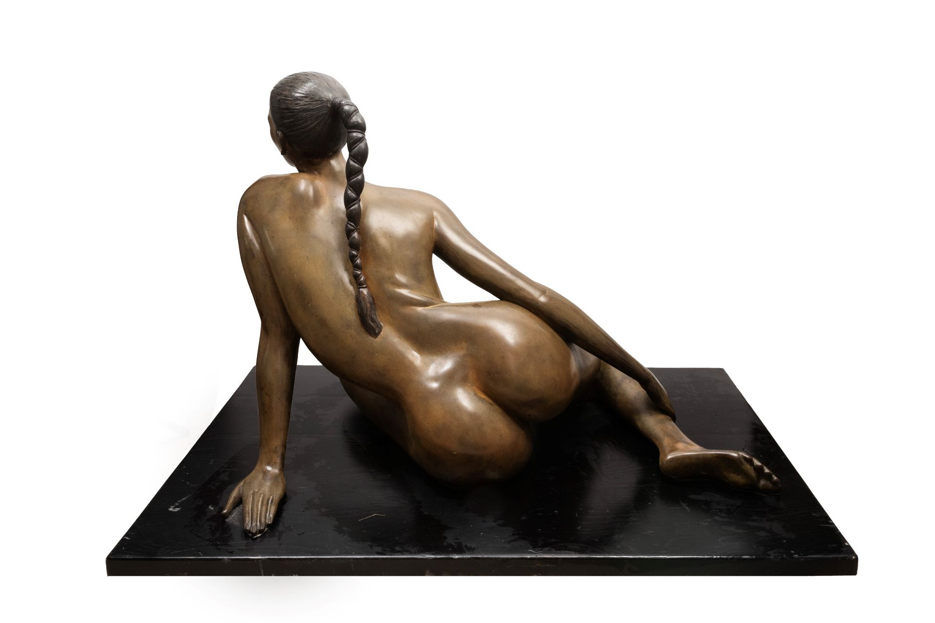 A LARGE BRONZE SCULPTURE, 20th century - Bild 2 aus 4
