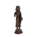 A BRONZE BODHISATTVA, Nepal, 19th century