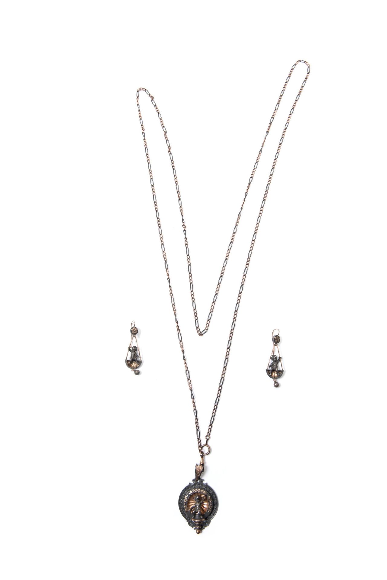 SILVER AND GOLD PARURE, Florence, late 19th centuryâ€“early 20th century