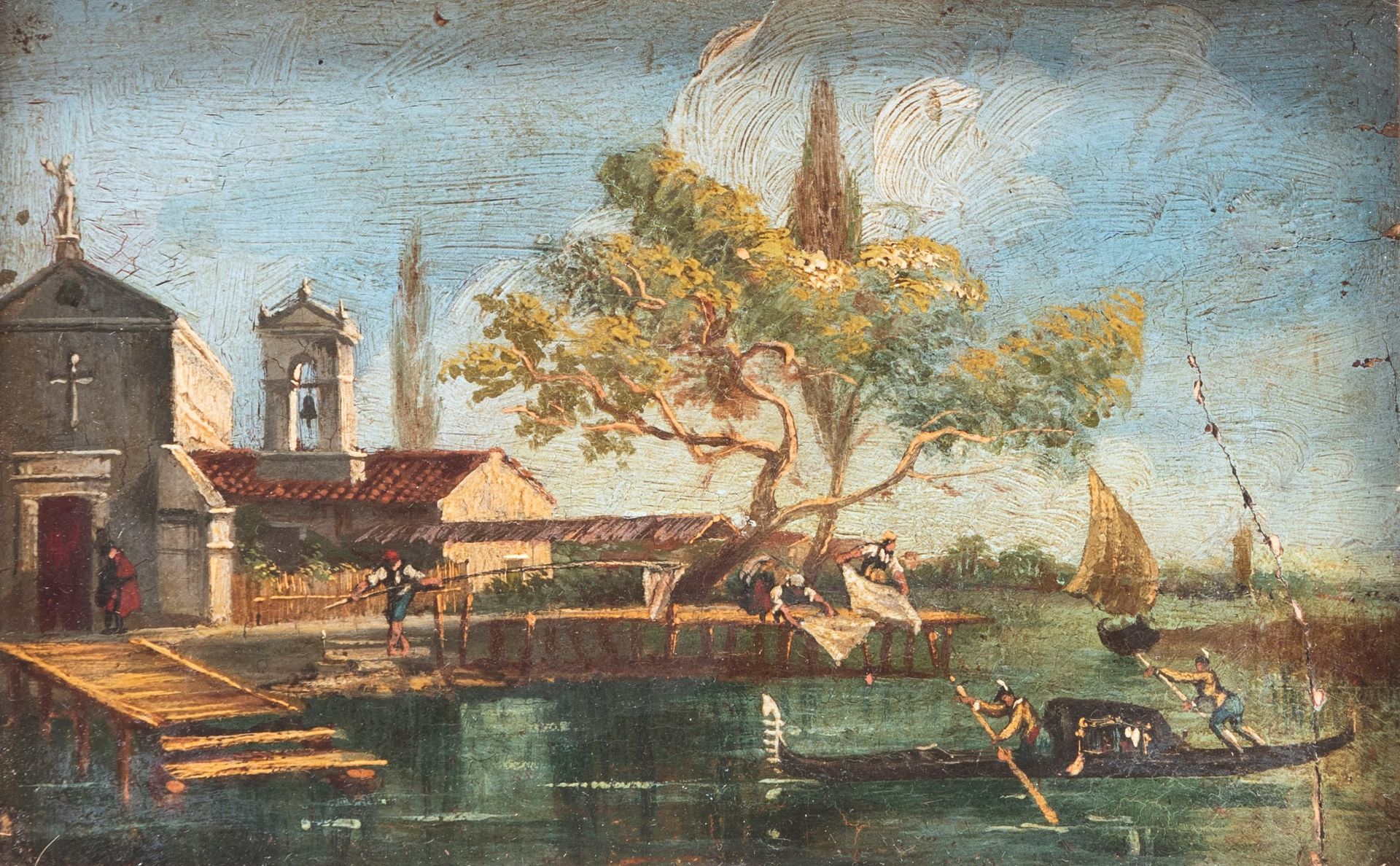 VIEW OF VENICE, Italian School, 19th century - Bild 2 aus 3