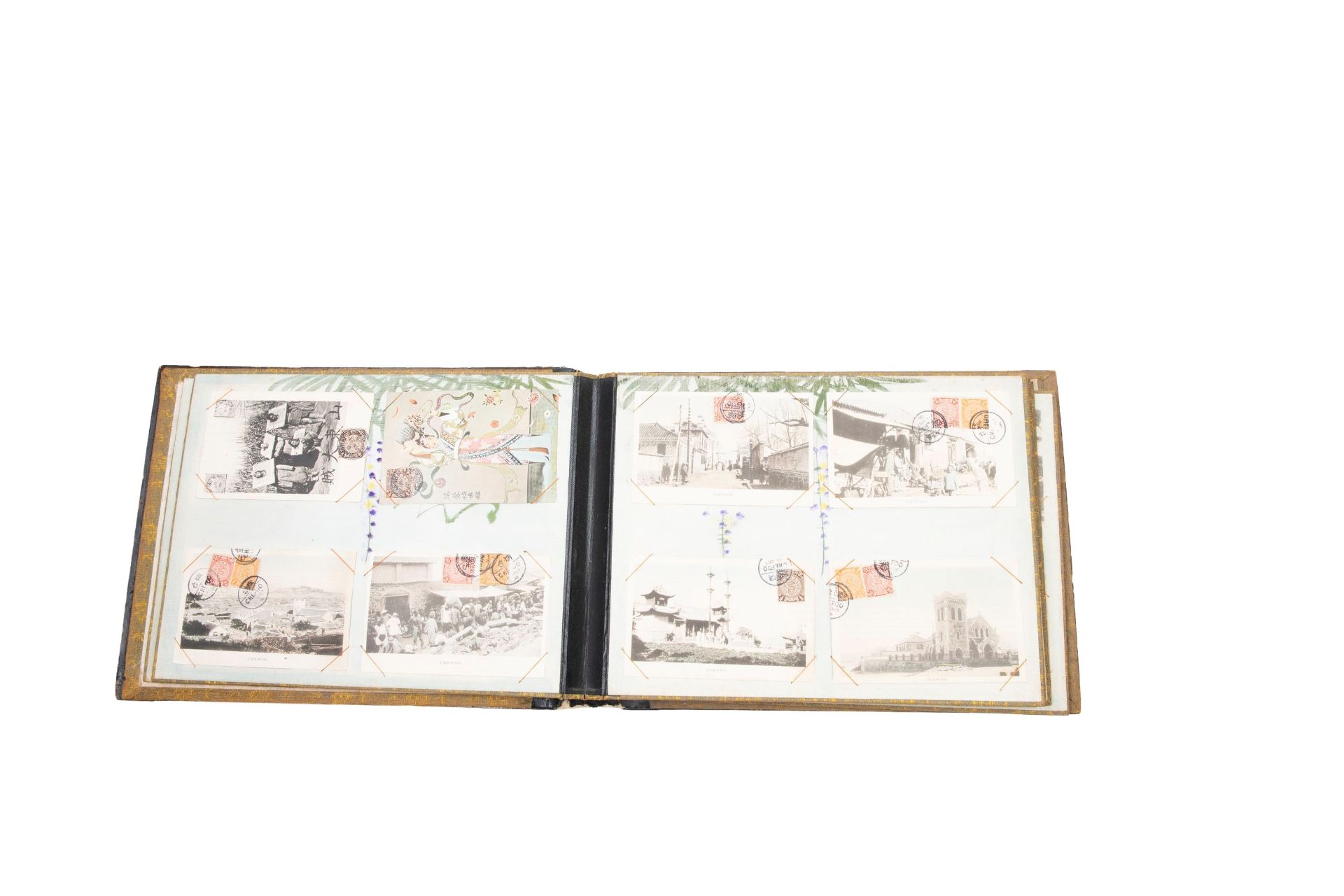 PHOTO ALBUM WITH POSTCARDS, Japan, early 20th century - Bild 4 aus 4